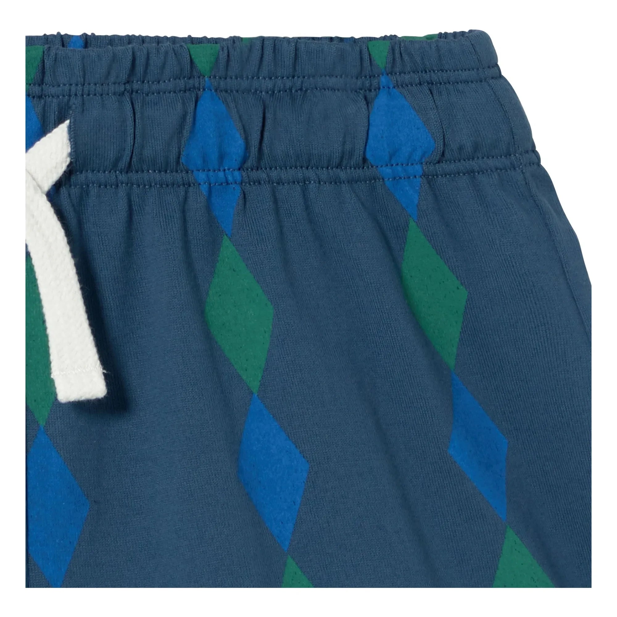 Tinycottons - Losange Organic Cotton Shorts | Blue