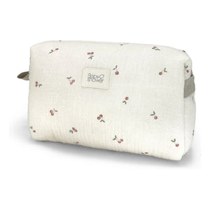 Babyshower - Camila Cherries care bag | Ecru
