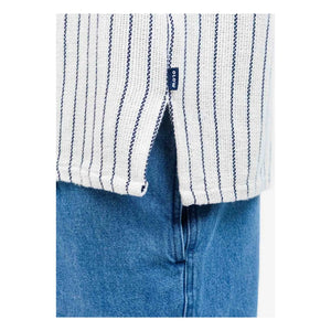 Olow - Aloha Striped Shirt | White