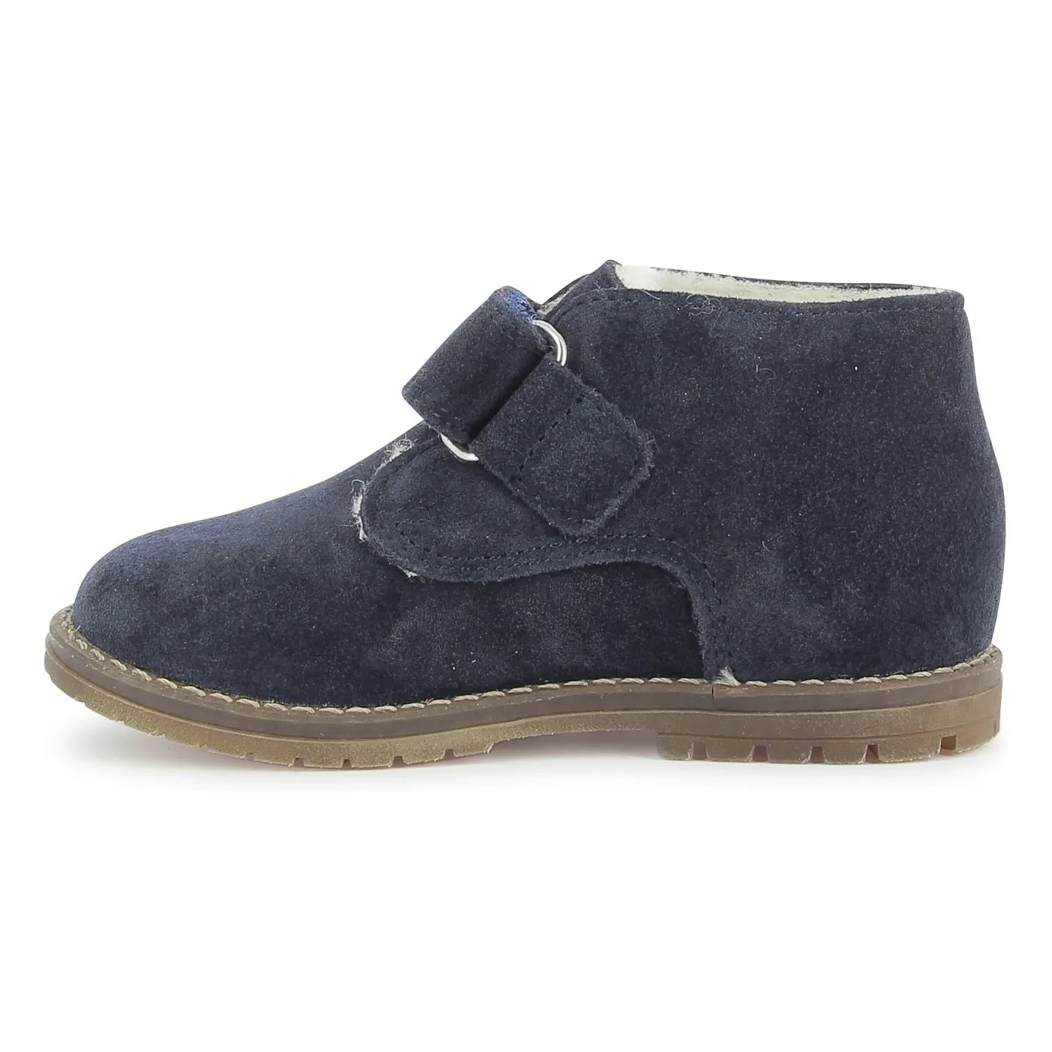Tartine et Chocolat - Easy Fur Velours Boots | Navy Blue