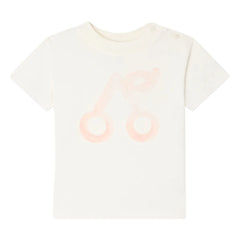Bonpoint - Cai Cerise Organic Cotton T-Shirt | Cream
