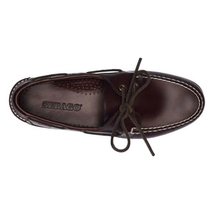 Sebago - Docksides Portland Waxed Loafers | Dark Brown