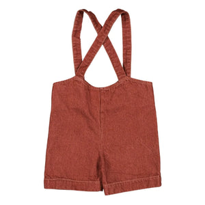 Loir - Octave Denim Jumpsuit | Terracotta