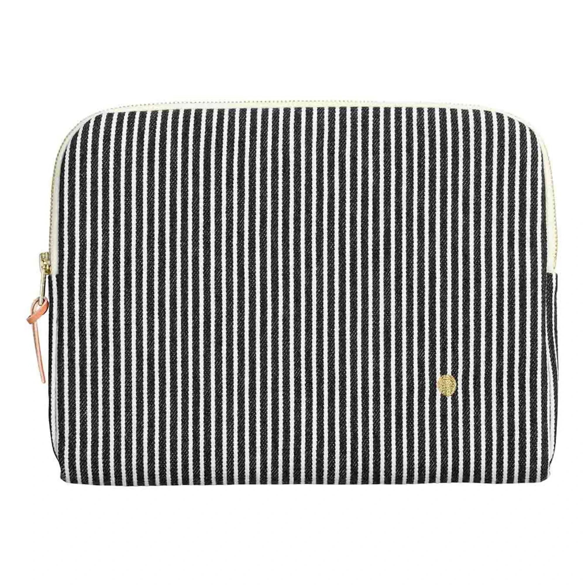 La cerise sur le gâteau - Organic Cotton Striped iPad Case Basile | Caviar