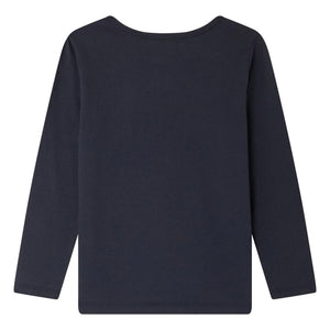 Bonpoint - Tidjiane Organic Cotton T-Shirt | Navy Blue