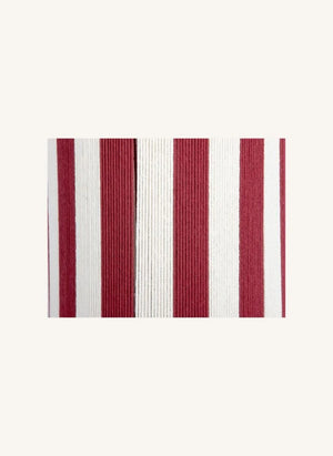 Present Time - Vienna Striped Pendant Lamp | Burgundy