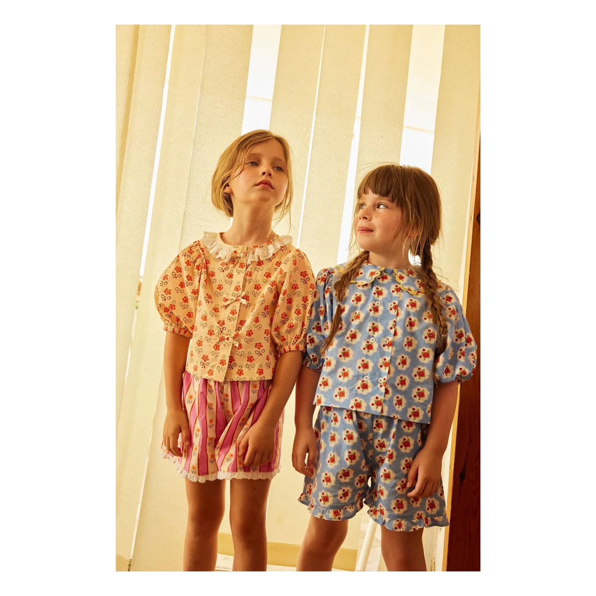 Hello Simone - Pia Floral Blouse | Apricot
