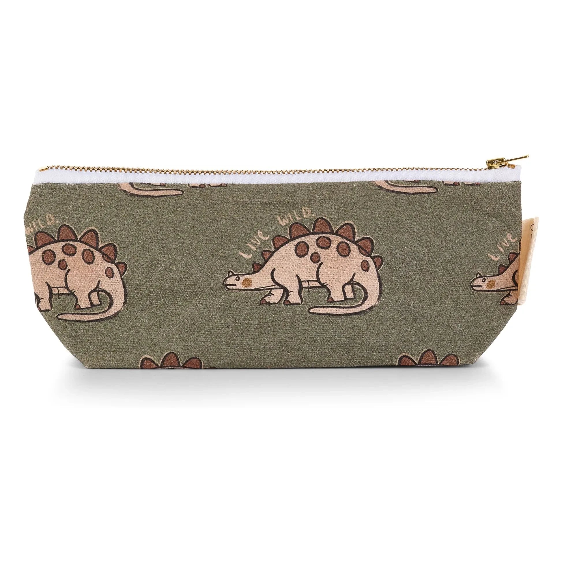 Studio Loco - Dino Pencil Case | Khaki