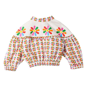Fabula - Windmill Flared Jacket | White