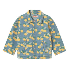 Tinycottons - Orange Denim Jacket | Blue