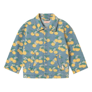 Tinycottons - Orange Denim Jacket | Blue