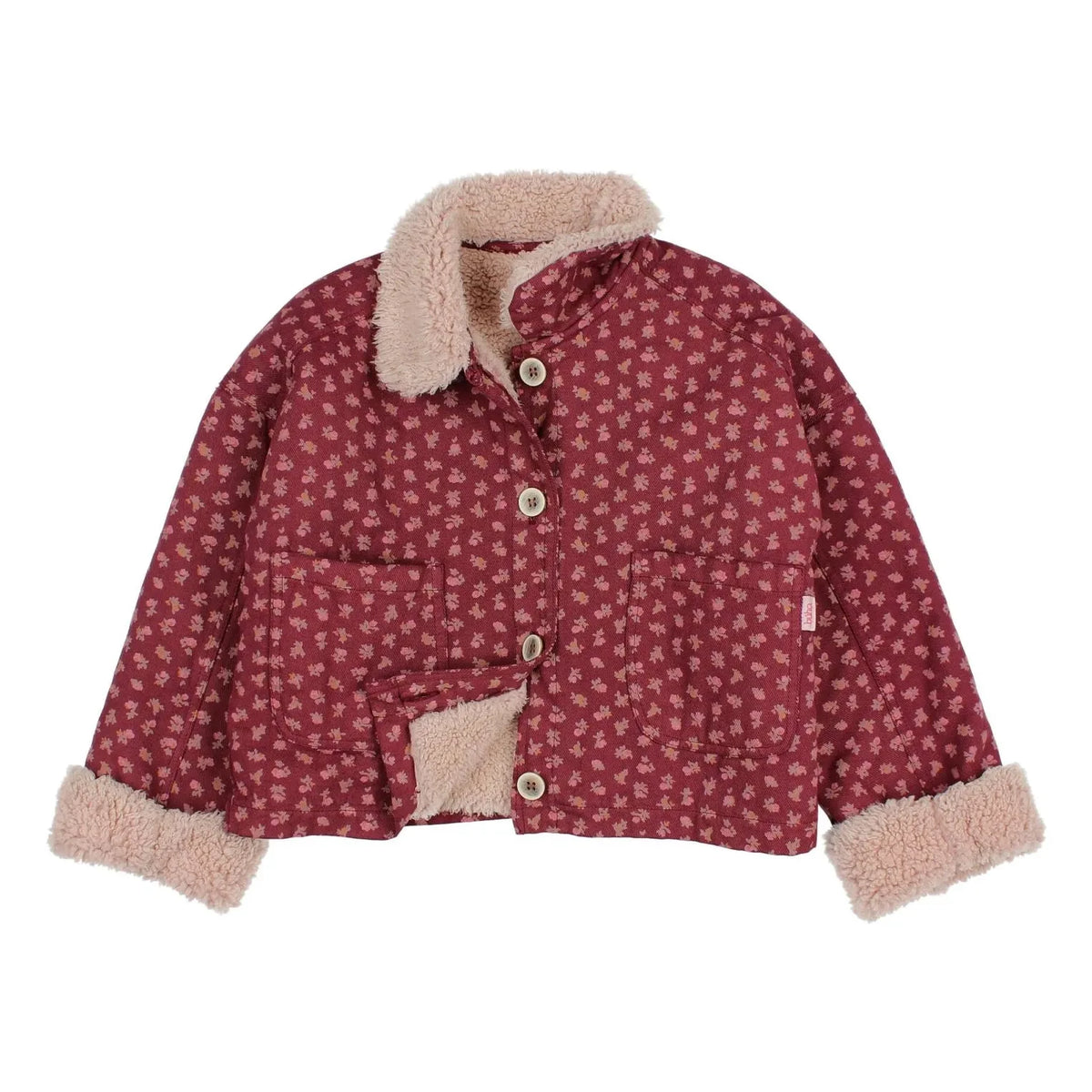 Búho - Cottage Fleuri Jacket | Burgundy