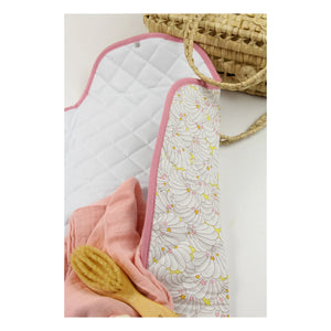 Barnabé aime le café - Cassandre Travel Changing Mat | White