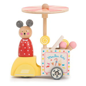 Moulin Roty - For Big Family - Ice Cream Parlor's Three-Wheeled Trolley