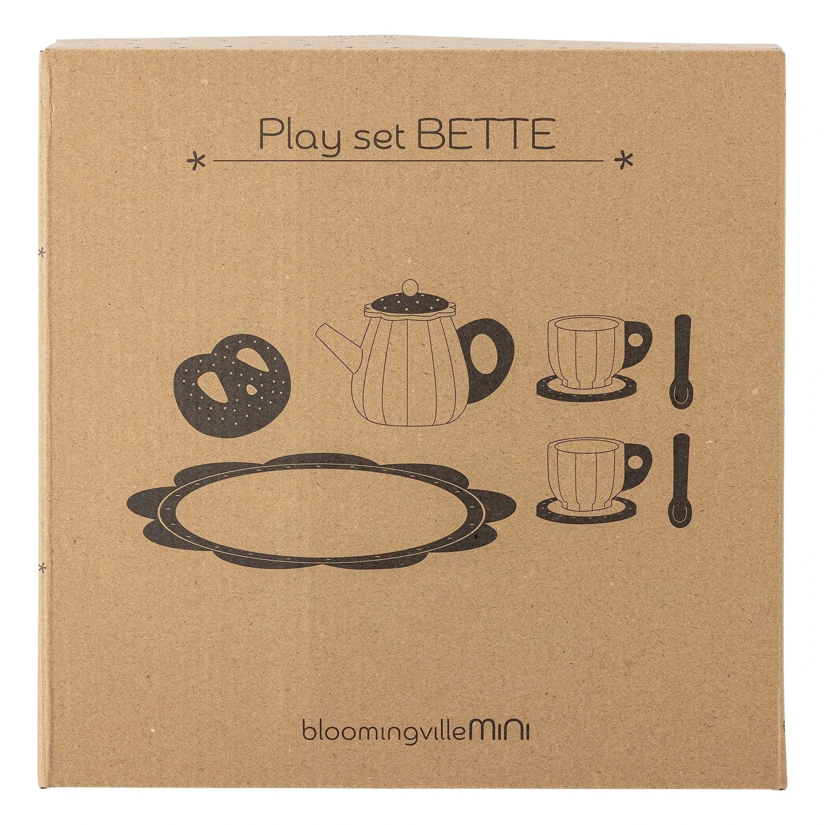 Bloomingville Mini - Bette Tea Set | Brown