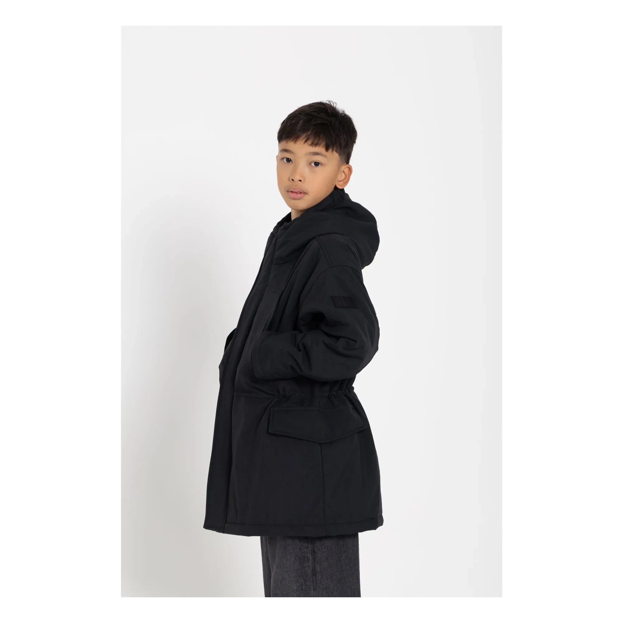 Finger in the Nose - Oden Quilted Lined Parka | Black