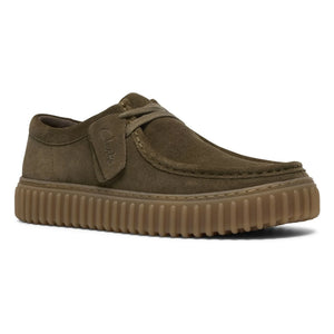 Clarks - Torhill Lo Shoes | Dark Green