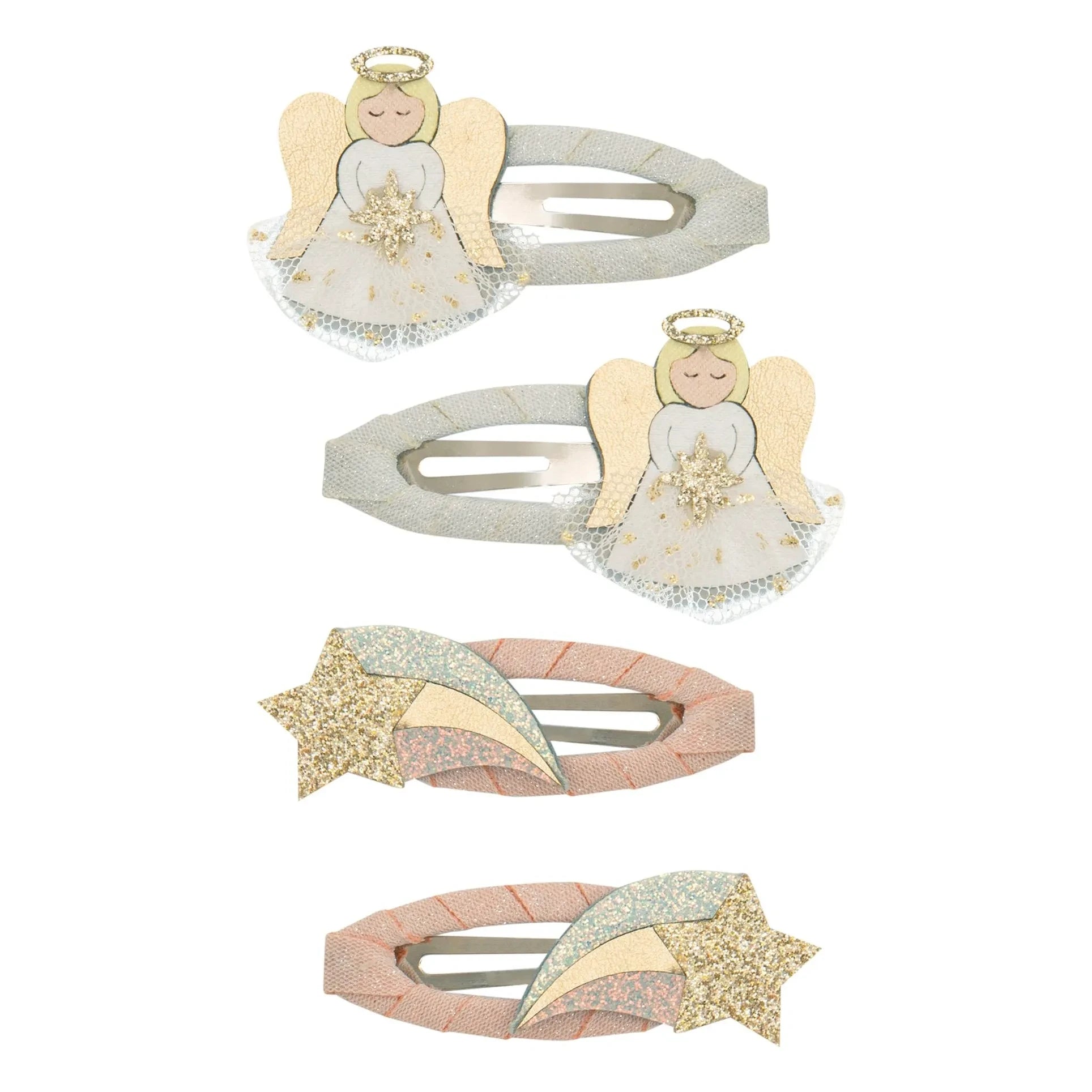 Mimi & Lula - 4-piece Angel Hair Ties Set | Gold
