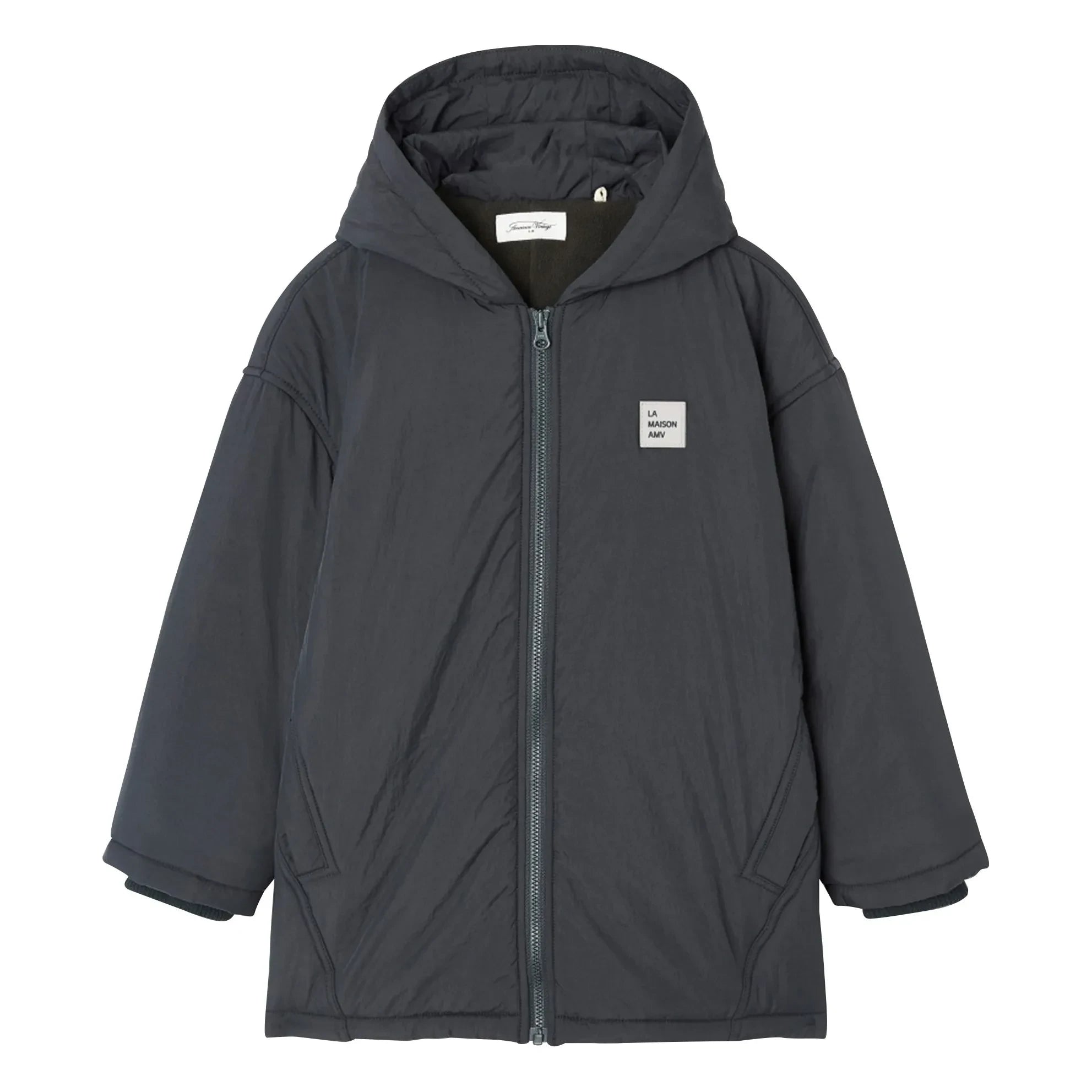 American Vintage - Zotcity Plain Coat | Charcoal