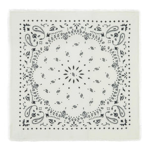 Kujten - Hachiko Cashmere Bandana | White