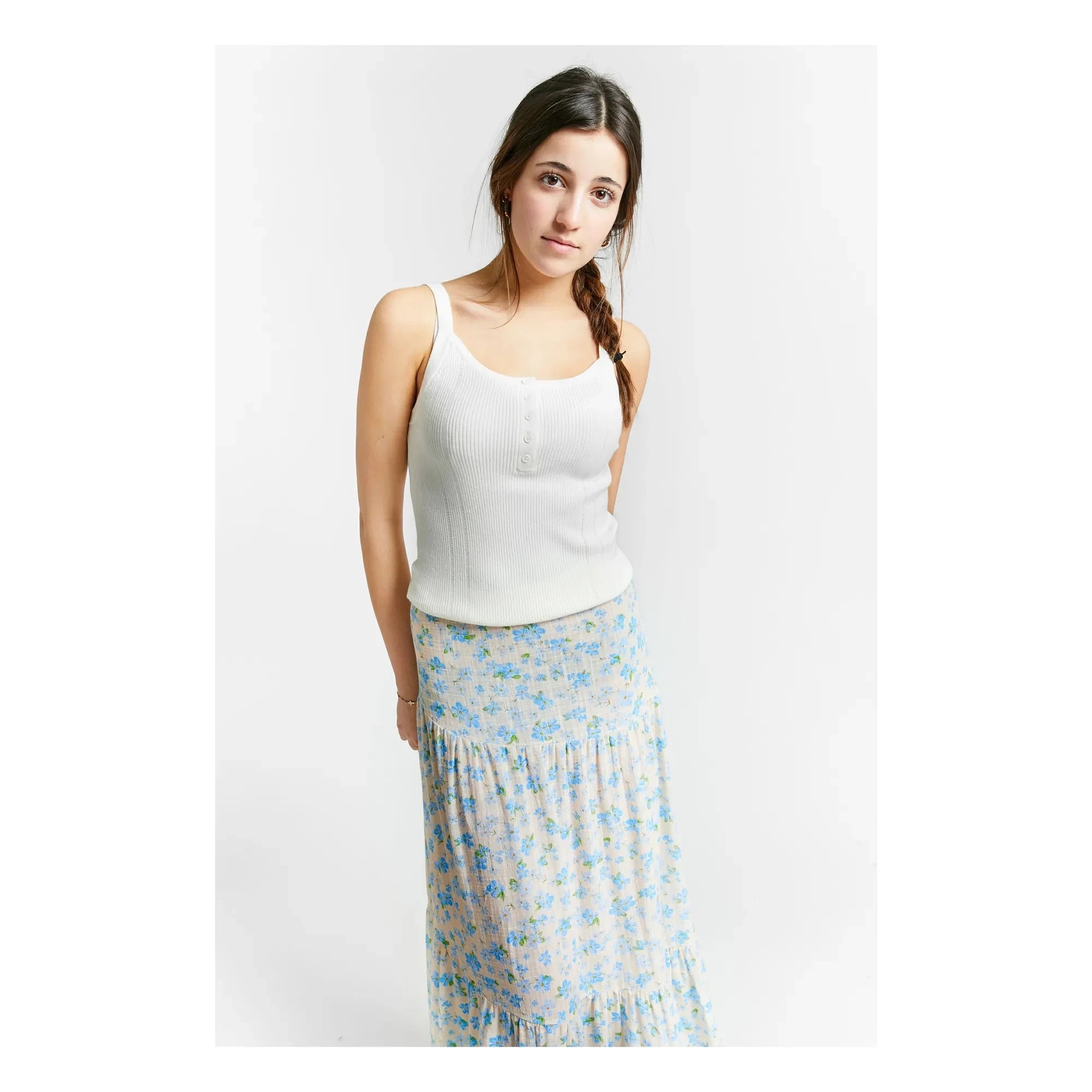 Indee - Seattle Strap Top | Ecru