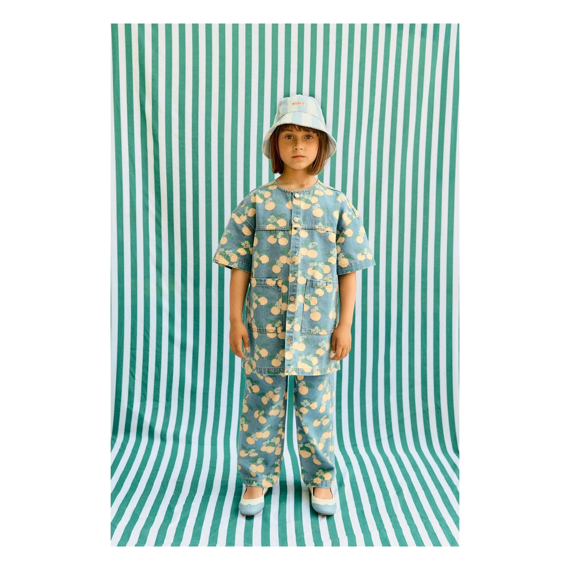 Tinycottons - Jean Oranges | Blue
