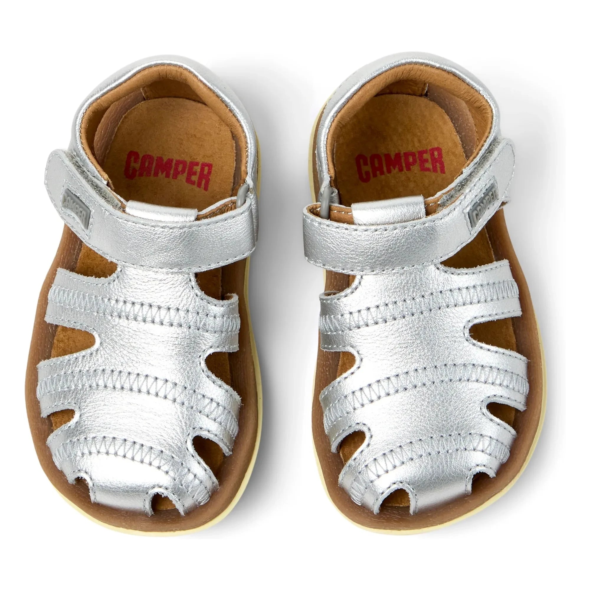 Camper - Bicho Baby Sandals | Silver