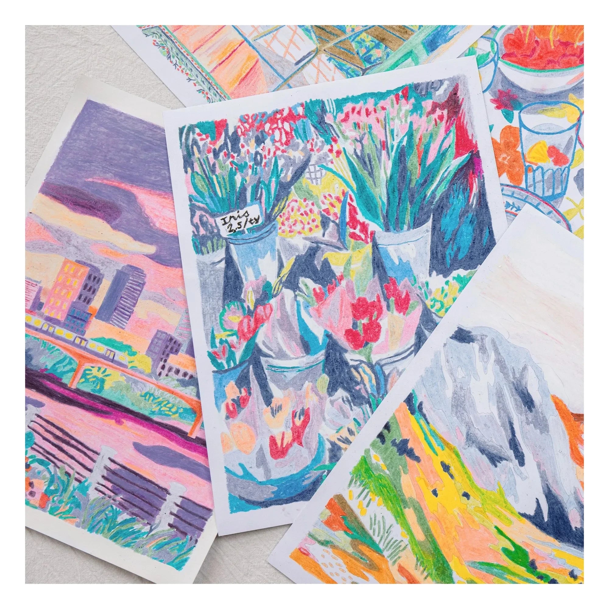 La Petite Épicerie - Pastel number coloring set - Love in Seoul