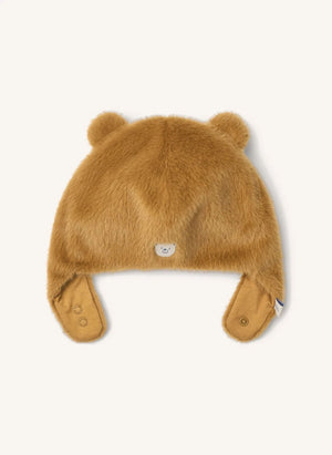 Liewood - Chapka Fur Lillie Bear Recycled Fiber | Caramel