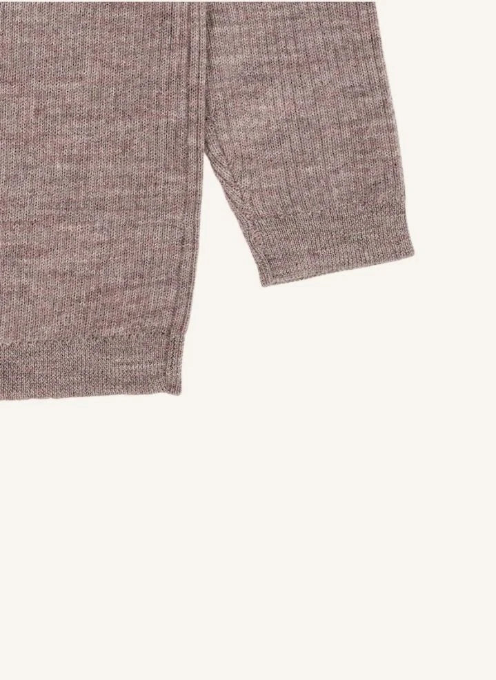 Copenhagen Colors - Classic Merino Wool Sweater | Taupe Brown