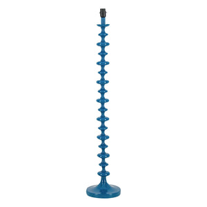 House of Capricorn - Freixo Wooden Floor Lamp Base | Blue