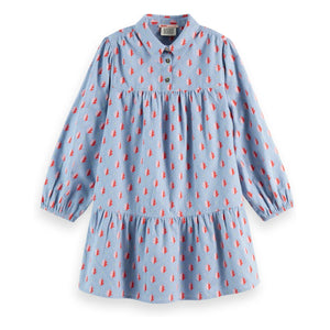 Scotch & Soda - Blue Flannel Dress
