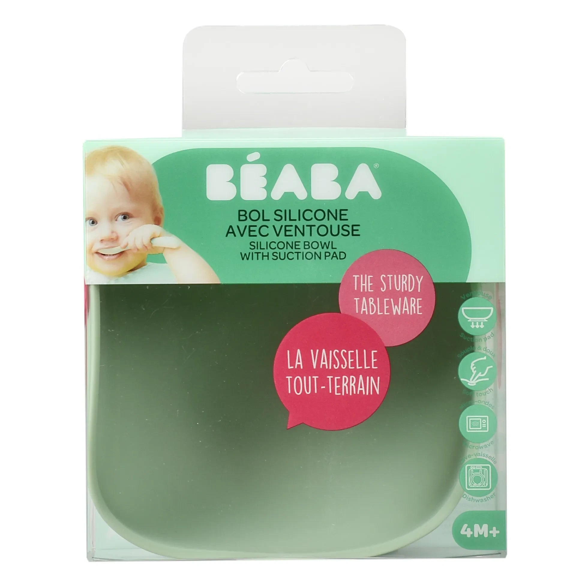 Béaba - Silicone Bowl | Sage
