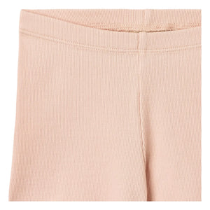 Wheat - Sine Ribbed Organic Cotton Shorts | Light Pink