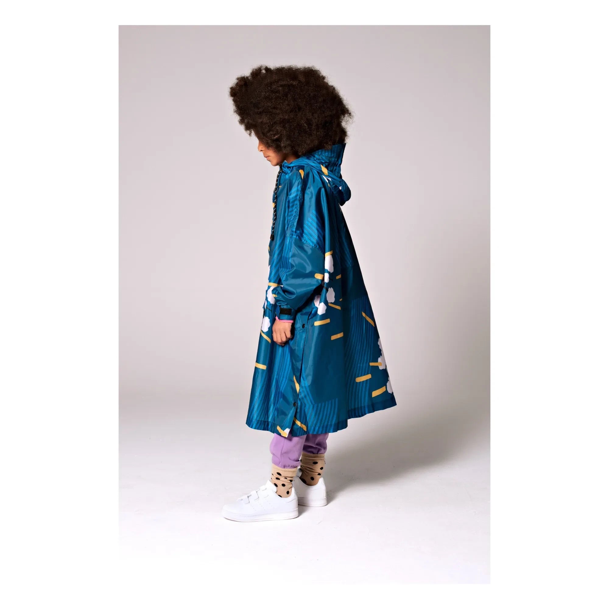 Rainkiss - Japanese Blossom Raincoat - Kids Collection | Blue