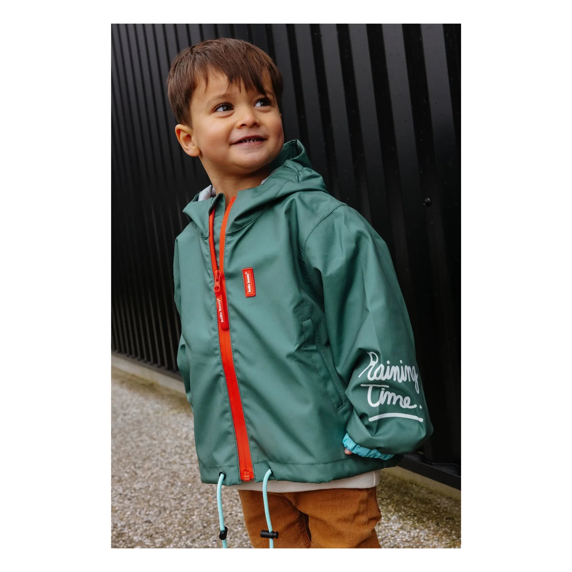 Hello Hossy - Waterproof Jacket | Green