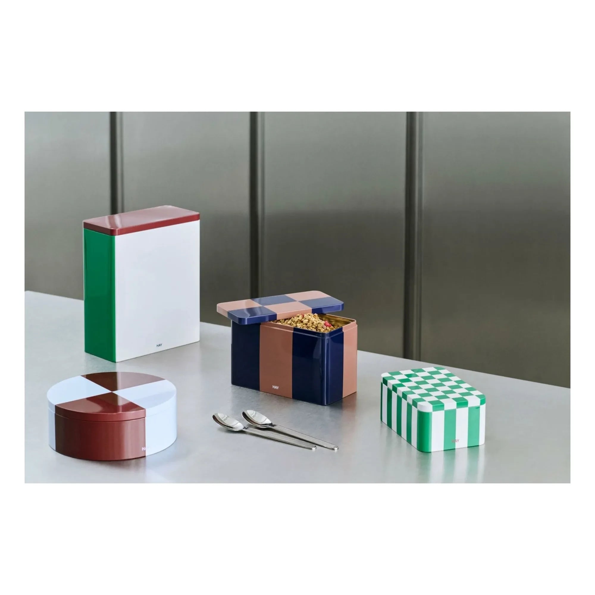 Hay - Metal Storage Box | Green