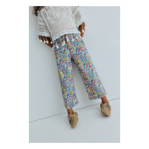 the new society - Lily Floral Jeans | Blue