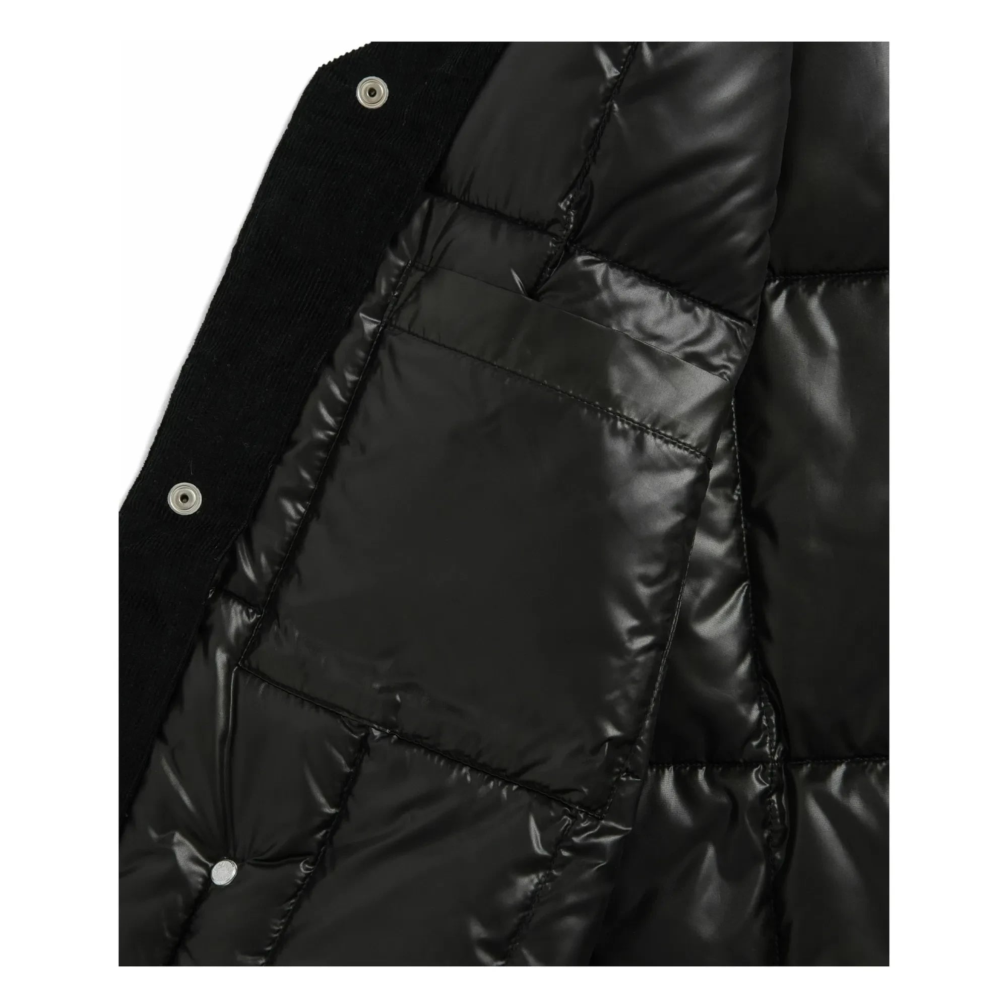 Taion - Velvet Round Neck Jacket | Black