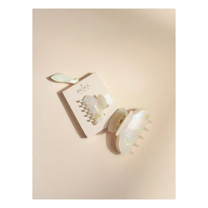 Bachca - Medium Hair Clip | Pearl