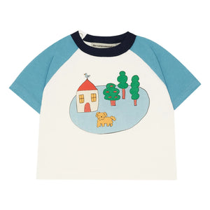 The Campamento - Village Organic Cotton Baby T-Shirt | Ecru