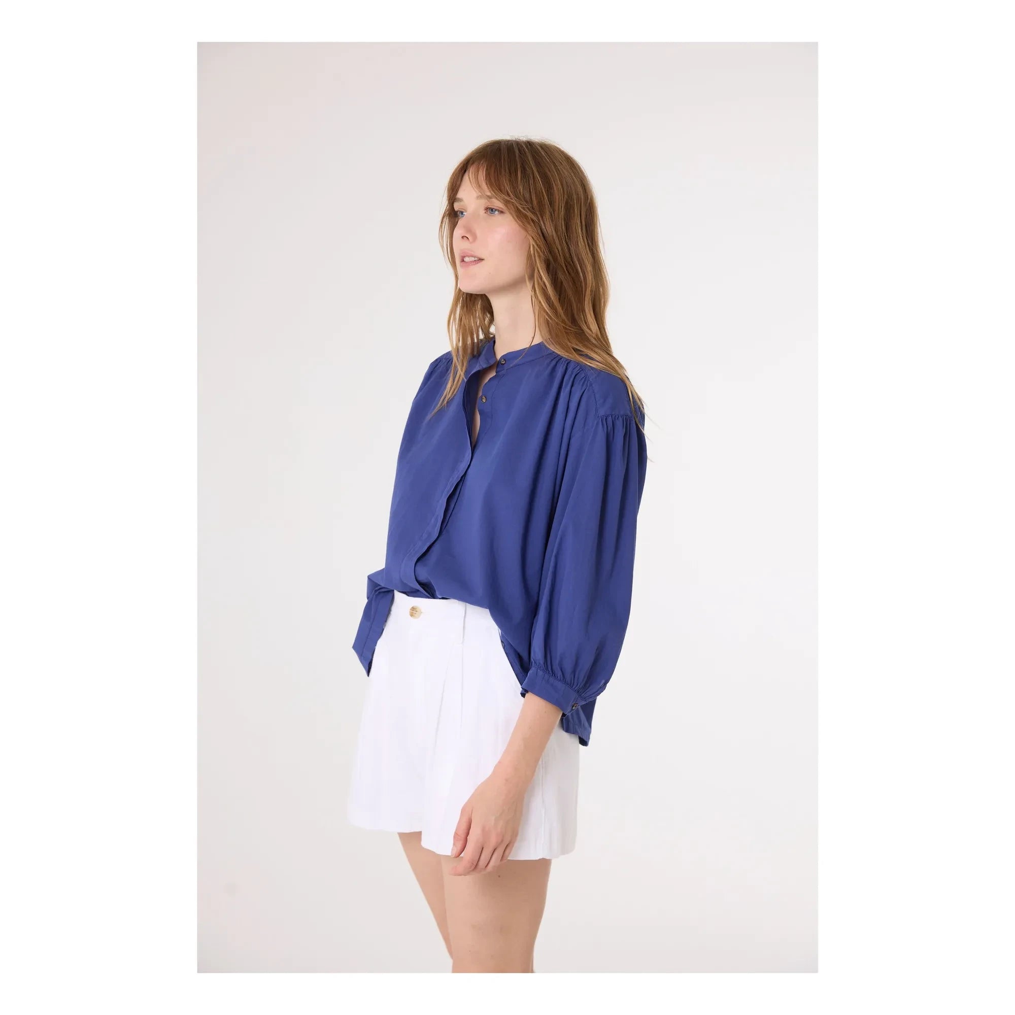Sacrécoeur - Carla Blouse | Navy Blue