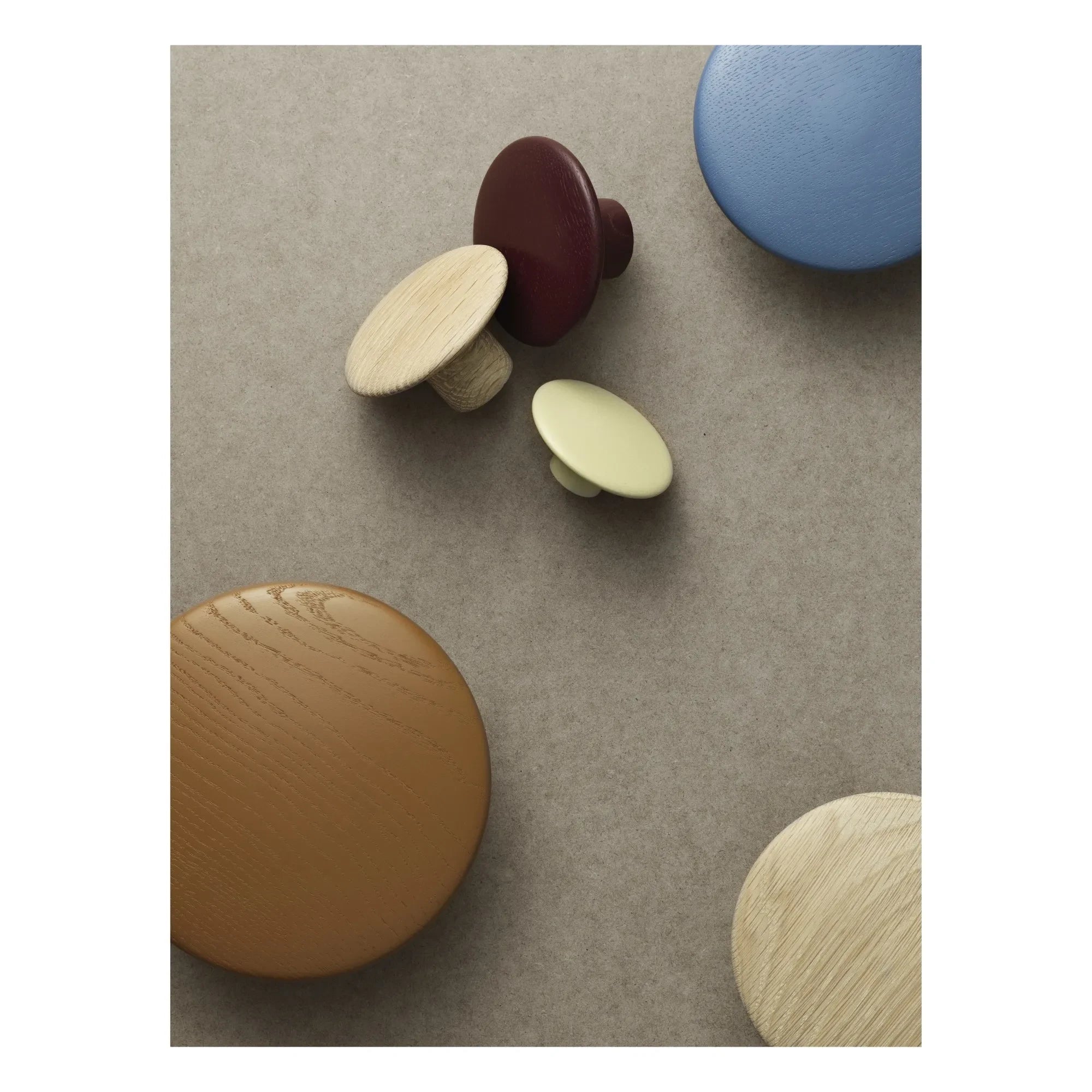 Muuto - The Dots Ashwood Hook | Blue
