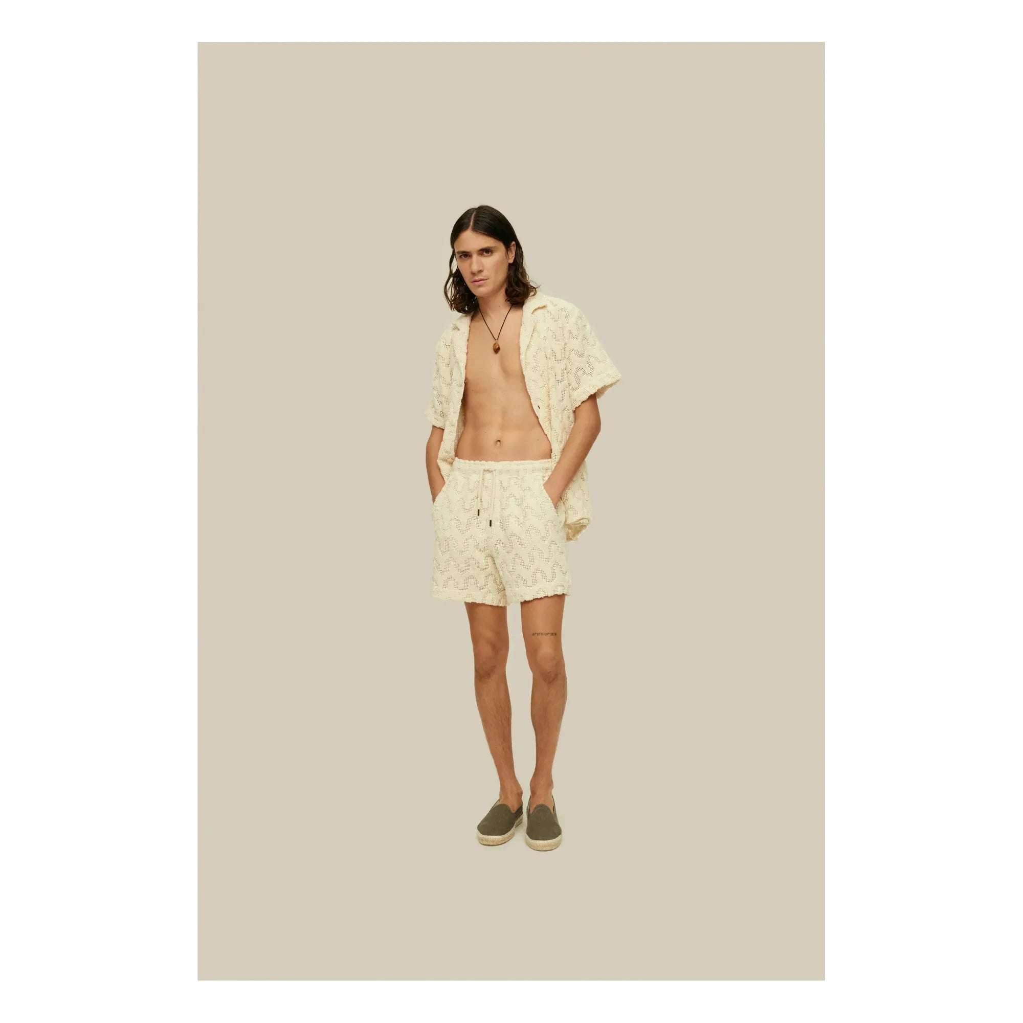 OAS - Atlas Knit Shorts | Ecru