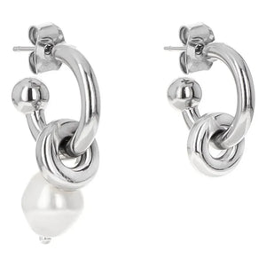 Justine Clenquet - Ethan Earrings | Silver
