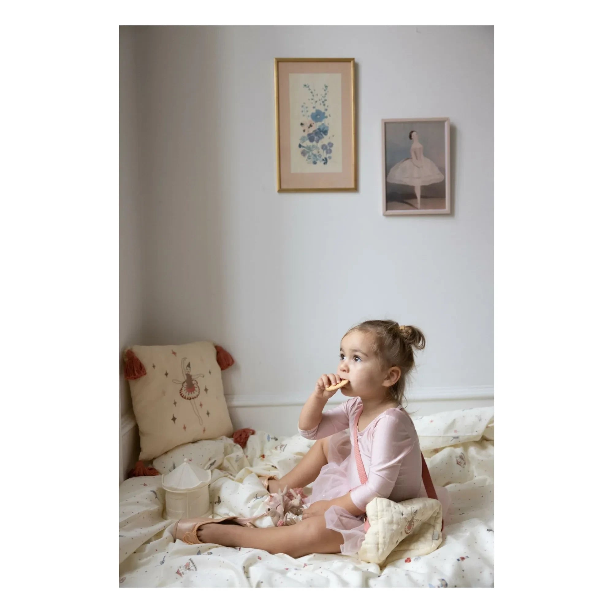 Cam Cam - Ballerina Embroidered Pillow