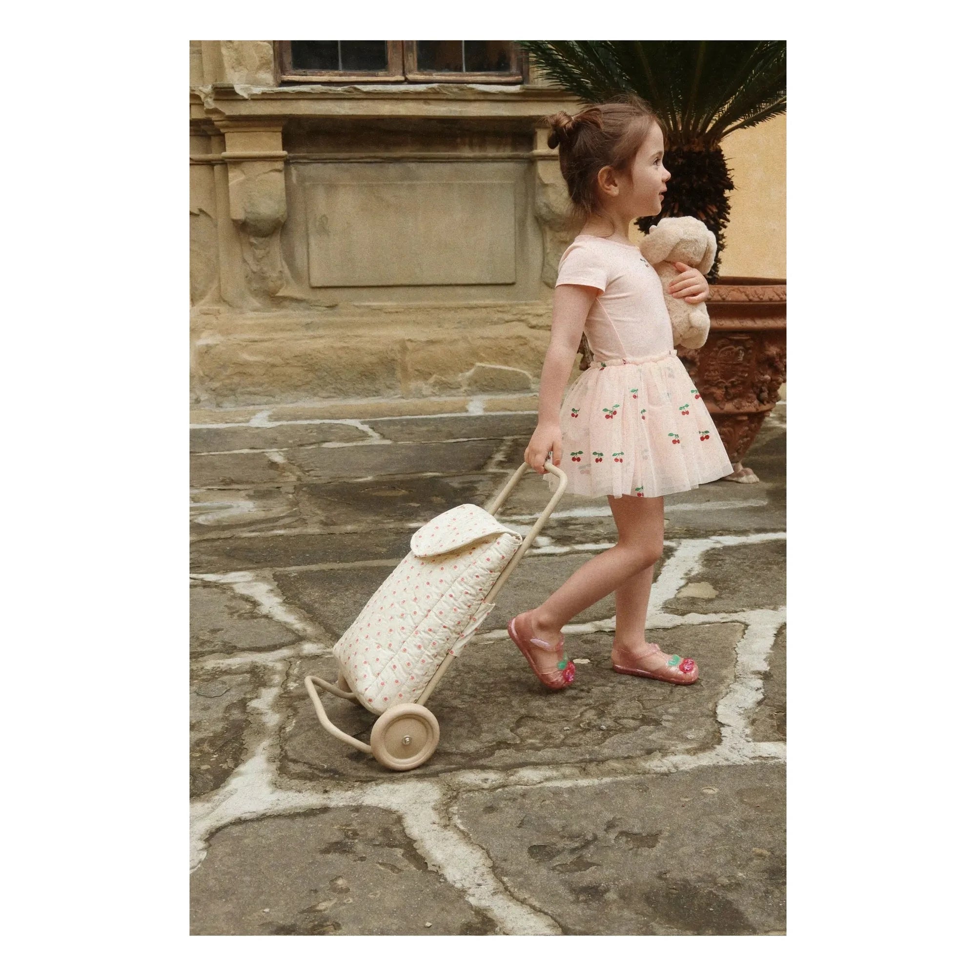 Konges Sløjd - Ballerina Cherries Tulle Dress | Pink
