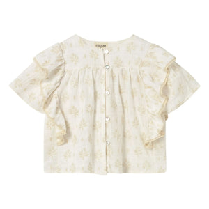 Cozmo - Tansy organic cotton blouse | Off-White