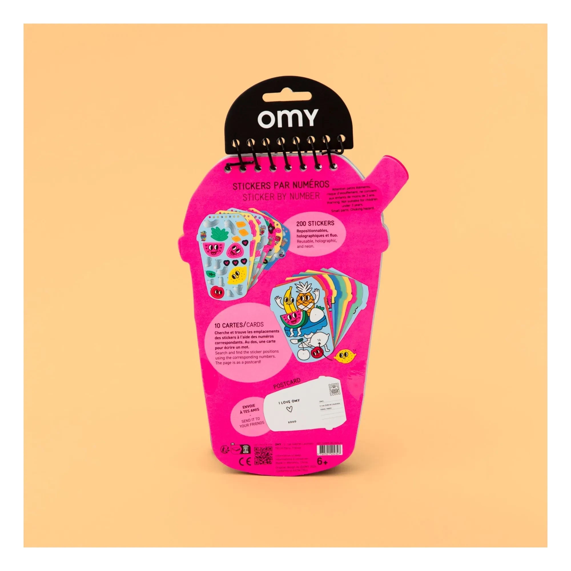 Omy - Bubble Tea Sticker Activity Book
