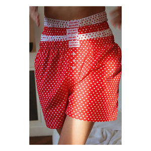C'est moi qui pilote - Heart-shaped Underwear | Red